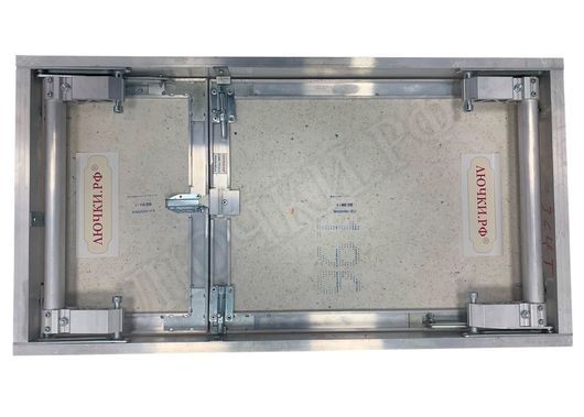 Люк под плитку Нажимной Секрет-Лайт 2 створки 800*600 Люк под плитку Нажимной Секрет-Лайт 2 створки 800*600