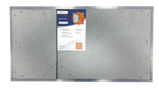 Люк под плитку Нажимной Секрет-Лайт 2 створки 800*600 Люк под плитку Нажимной Секрет-Лайт 2 створки 800*600