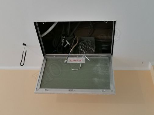 Премиум Лайт для установки в потолок 2 створки 1200*1200, с цепочкой Премиум Лайт для установки в потолок 2 створки 1200*1200, с цепочкой