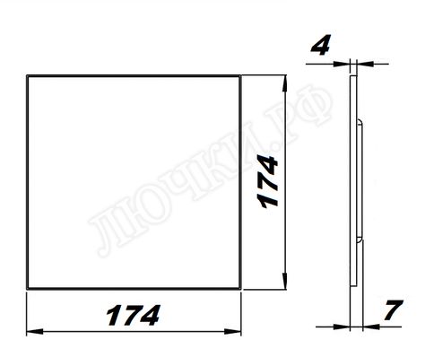Вытяжной вентилятор airRoxy TS, белый матовый, 01-171 Вытяжной вентилятор airRoxy TS, белый матовый, 01-171