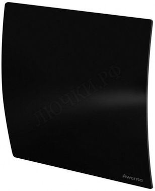 Вытяжной вентилятор Awenta System+, Silent, 125 KWS125M, Escudo, PECB125P, Чёрный глянцевый, пластик Вытяжной вентилятор Awenta System+, Silent, 125 KWS125M, Escudo, PECB125P, Чёрный глянцевый, пластик